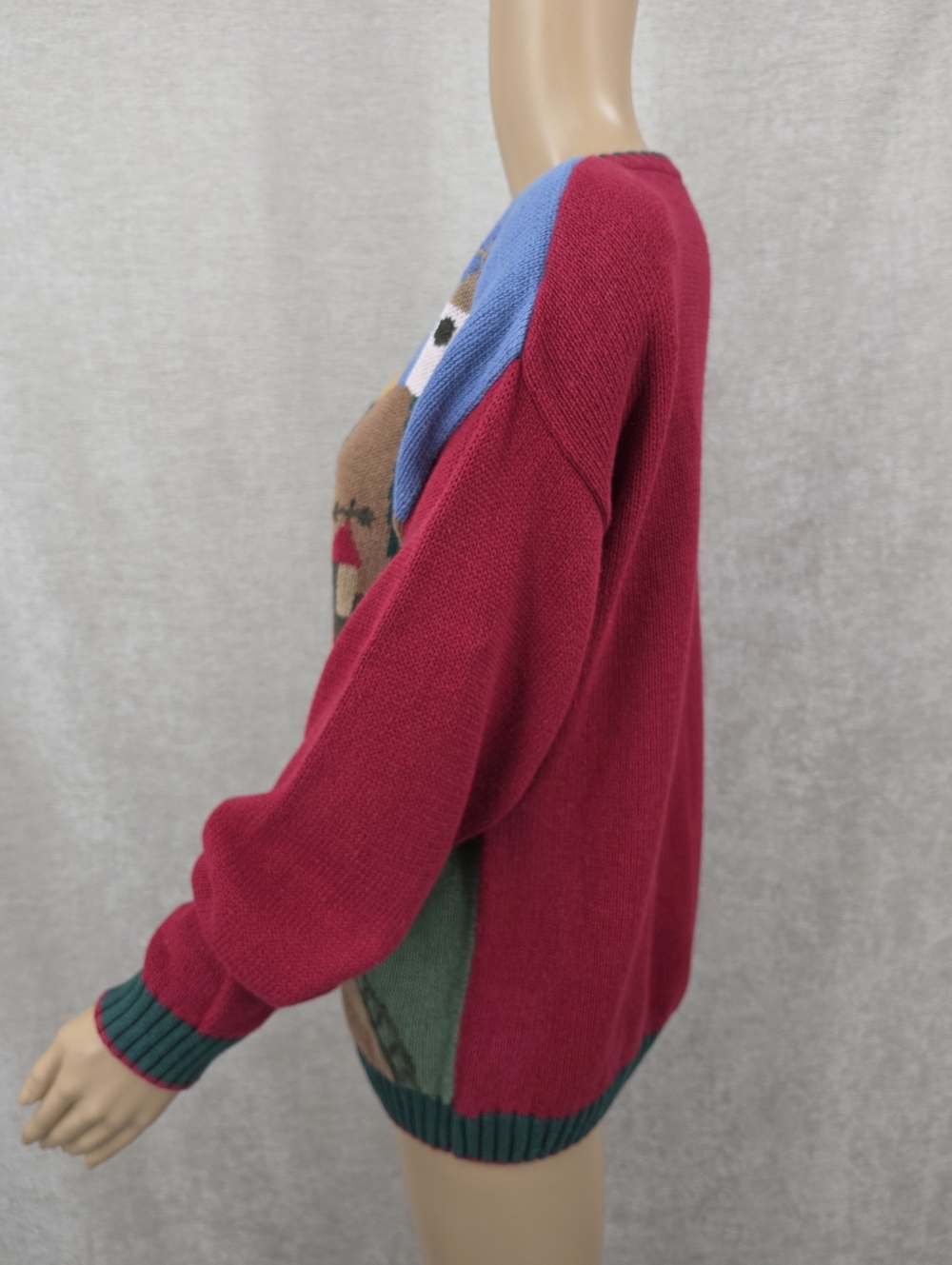 Lucia Vintage Farm Orchard 2D Knit Crewneck Sweater Novelty Fall - Picture 9 of 14